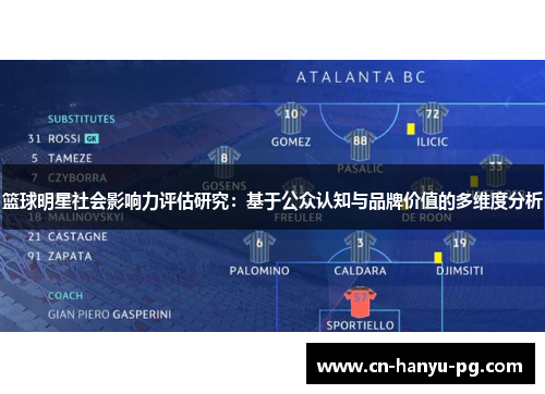 篮球明星社会影响力评估研究：基于公众认知与品牌价值的多维度分析